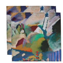 Wassily Kandinsky Murnau with Church napkin set